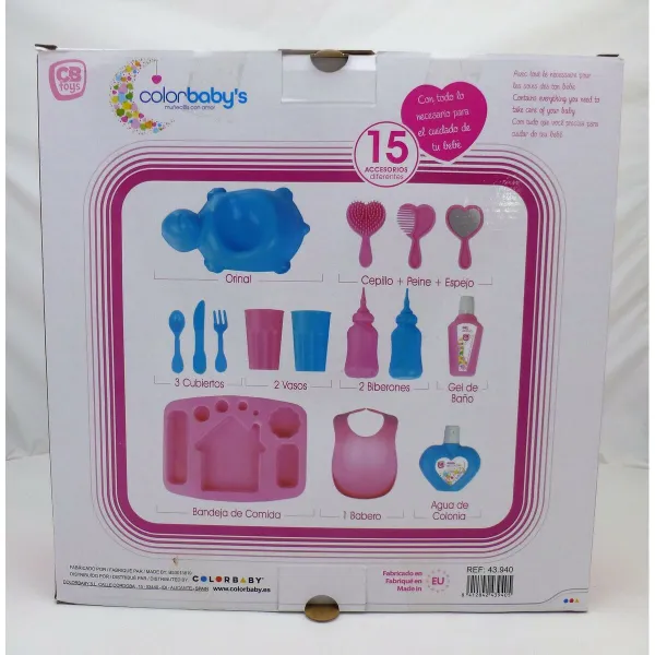Nuketarvikkeet Colorbaby Vauvanukke 15 Kappaletta 20 x 2 x 15 cm 12 osaa