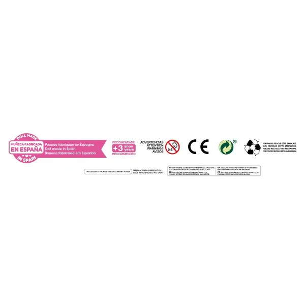 Dolls Accessories Colorbaby 4 Units