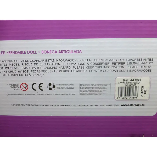 Lėlė Colorbaby Maria Casual 30 x 105 x 14 cm