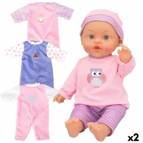 Vauvanukke Colorbaby 2 osaa 24 x 42 x 11 cm