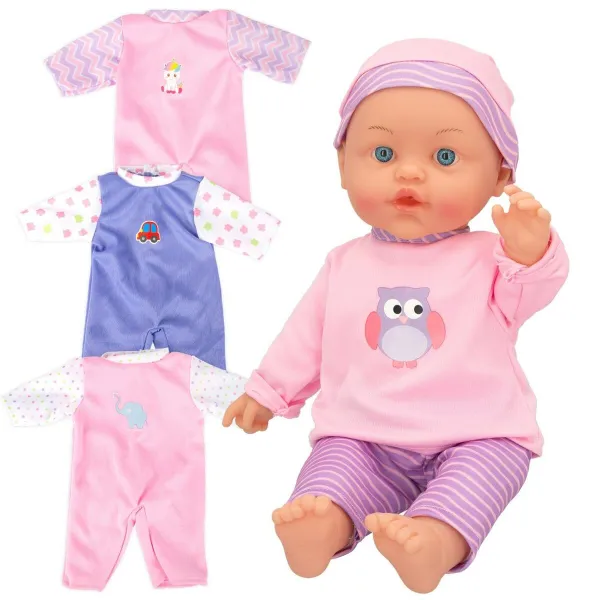 Vauvanukke Colorbaby 2 osaa 24 x 42 x 11 cm
