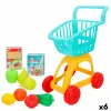 Shopping cart Colorbaby My Home Toy 10 Pieces 34 x 54 x 29 cm 6 Units