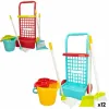 Siivouskärry ja tarvikkeet Colorbaby Lelu 5 Kappaletta 30,5 x 55,5 x 19,5 cm (12 osaa)