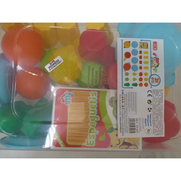 Toy Food Set Colorbaby Kitchenware and utensils 31 Pieces (6 Units)