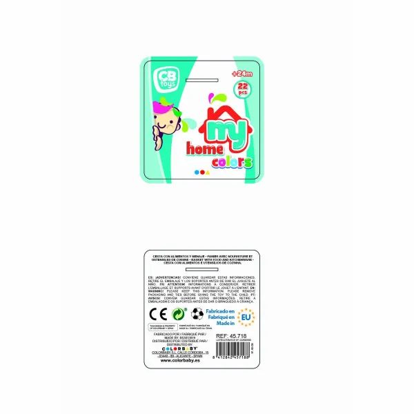 Šķīvis Colorbaby Virtuves piederumi un trauki 33 Daudzums (12 gb.)