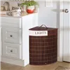 Bamboo laundry basket Springos HA0066 73l