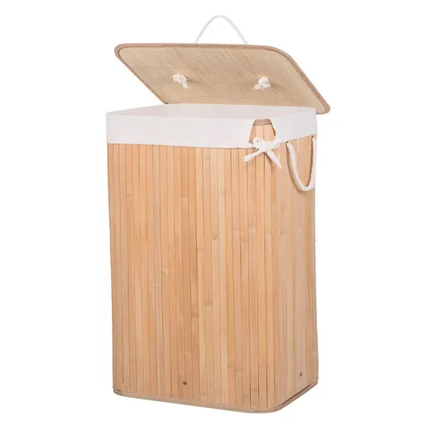 Bamboo laundry basket Springos HA0030 72l