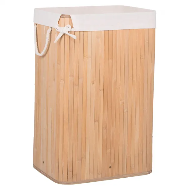 Bamboo laundry basket Springos HA0030 72l