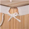 Bamboo laundry basket Springos HA0030 72l