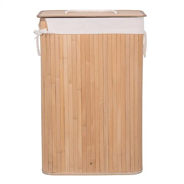 Bamboo laundry basket Springos HA0030 72l