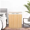 Bamboo laundry basket Springos HA0032 100l