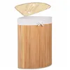 Bamboo laundry basket Springos HA0063 73l