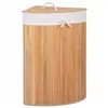 Bamboo laundry basket Springos HA0063 73l