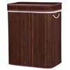 Bamboo laundry basket Springos HA0067 100l