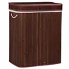 Bamboo laundry basket Springos HA0067 100l