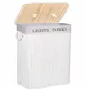 Bamboo laundry basket Springos HA0069 100l