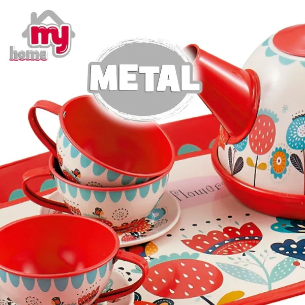 Tea set Colorbaby My Home Игрушка 15 Предметы (6 штук)