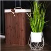 Bamboo laundry basket Springos HA0031 72l