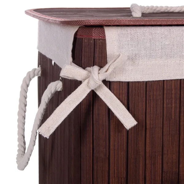 Bamboo laundry basket Springos HA0031 72l