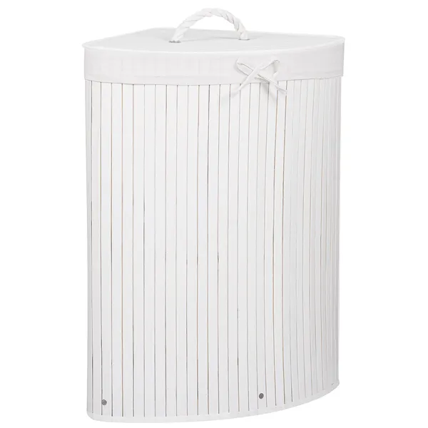 Bamboo laundry basket Springos HA0065 73l