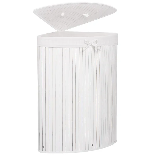 Bamboo laundry basket Springos HA0065 73l