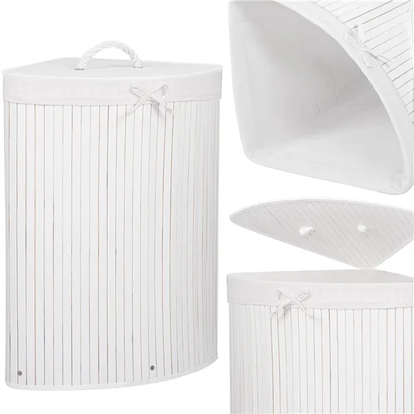 Bamboo laundry basket Springos HA0065 73l