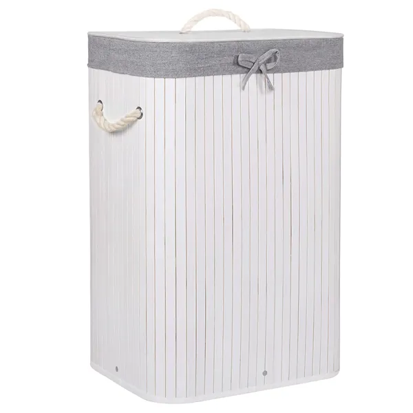 Bamboo laundry basket Springos HA0076 72l