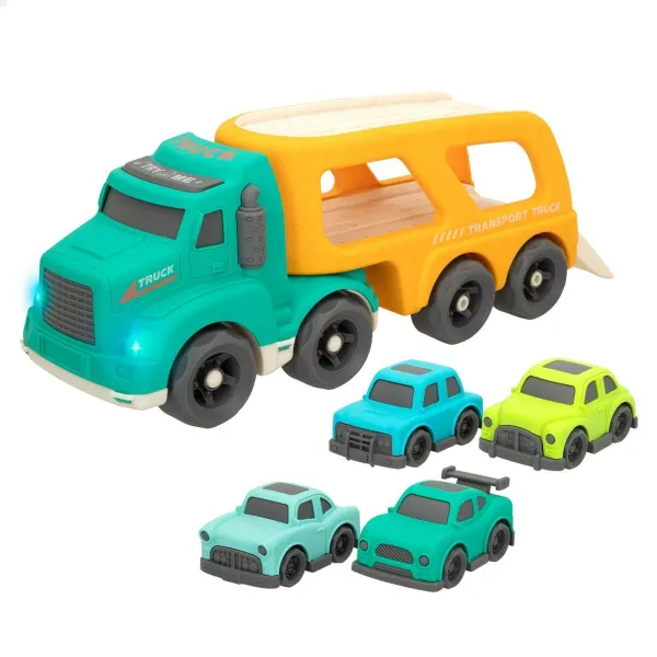 Kravas Automašīna un Automašīnas Motor Town Licht Skaņa 32,5 x 13 x 10,5 cm (2 gb.)