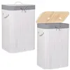 Bamboo laundry basket Springos HA0076 72l