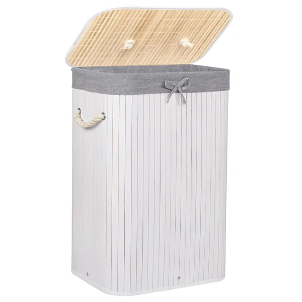 Bamboo laundry basket Springos HA0076 72l