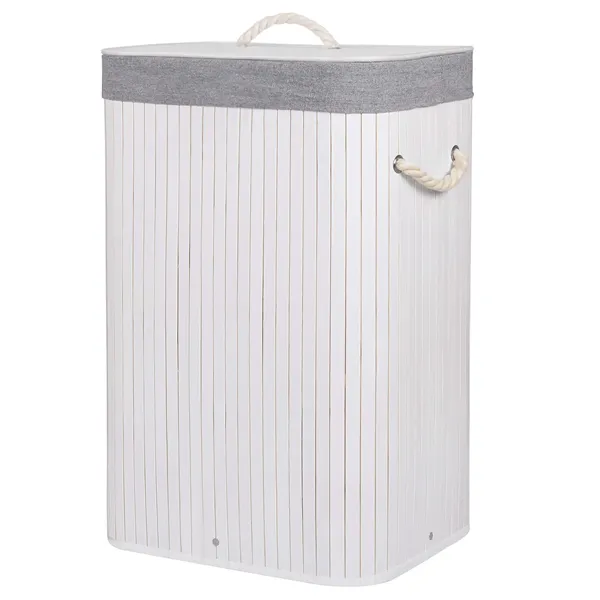 Bamboo laundry basket Springos HA0076 72l