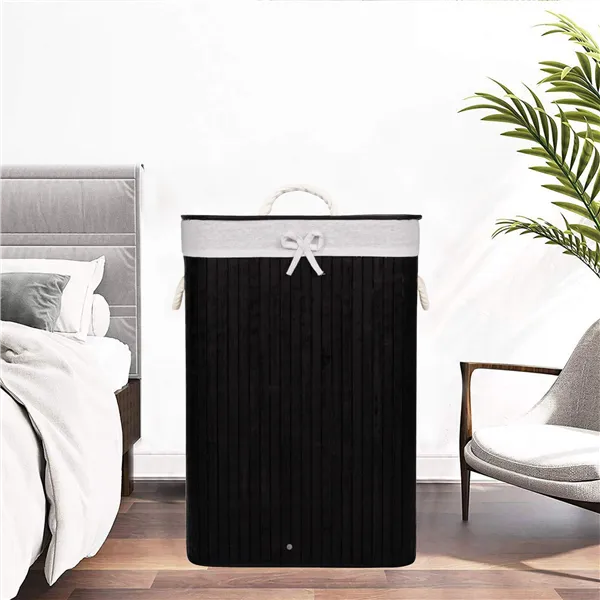 Bambuinen pyykkikori Springos HA0077 72l