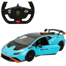 Kauko-ohjattava auto Lamborghini Huracán STO Sininen 1:14 (2 osaa)