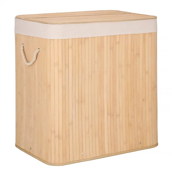 Bamboo laundry basket Springos HA0154 150L