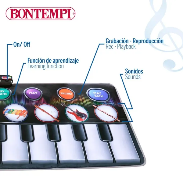 Edukacinis mokomasis fortepijonas Bontempi