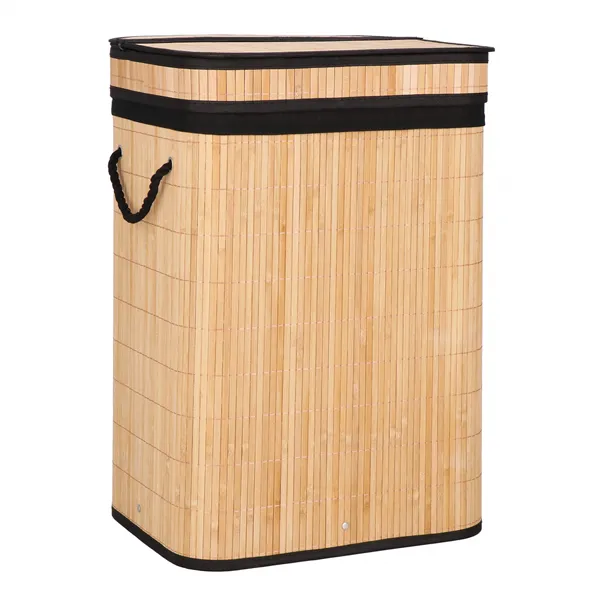 Bamboo laundry basket Springos HA0157 72l