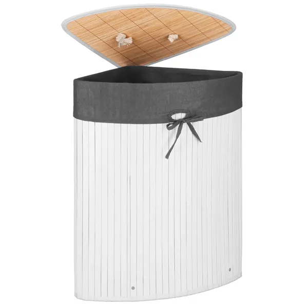 Bamboo laundry basket Springos HA0158 60l