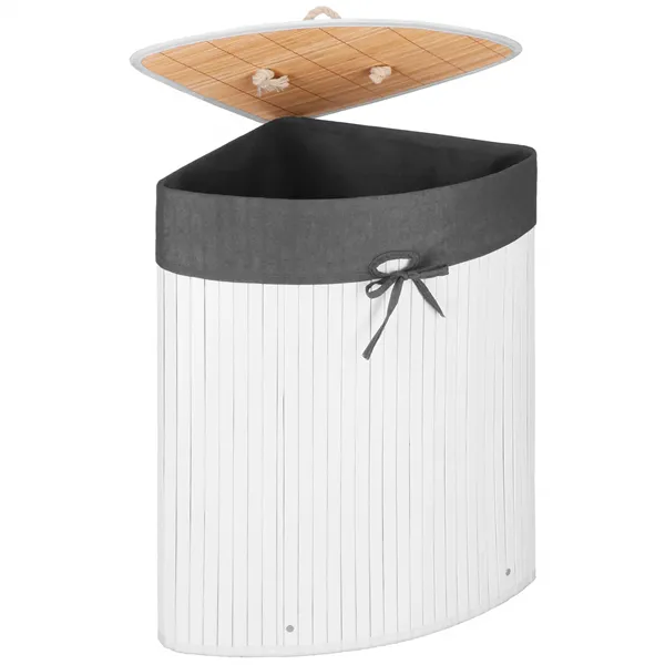 Bamboo laundry basket Springos HA0158 60l