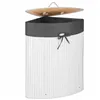 Bamboo laundry basket Springos HA0158 60l