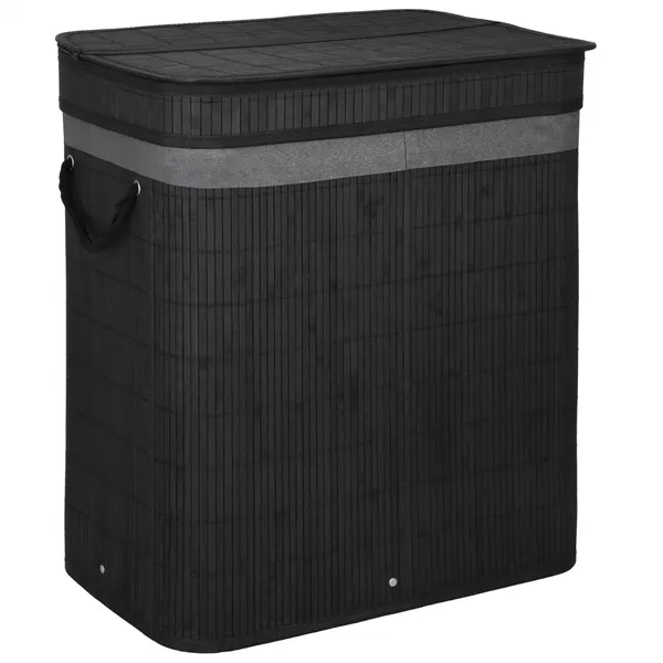 Bamboo laundry basket Springos HA0159 100l