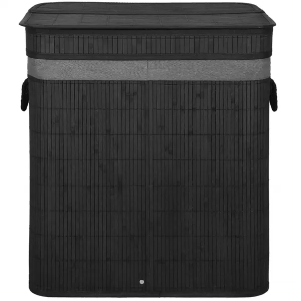 Bamboo laundry basket Springos HA0159 100l