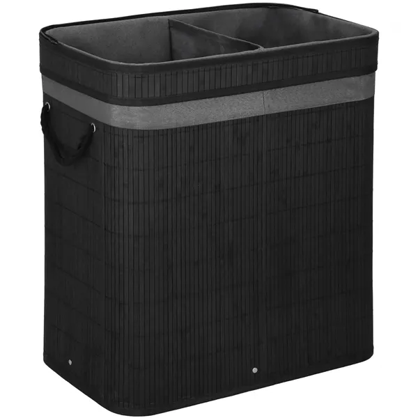 Bamboo laundry basket Springos HA0159 100l