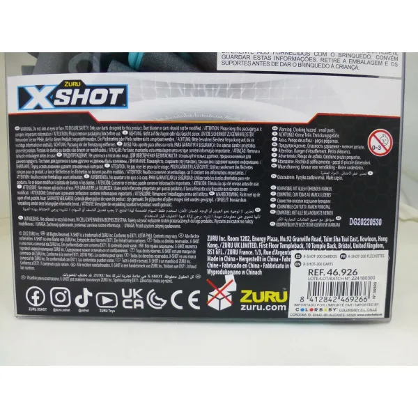 Дартс Zuru X-Shot 200 Предметы