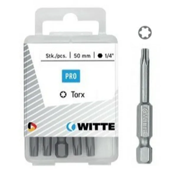 Teräsetti WITTE TX Torx 5 osaa