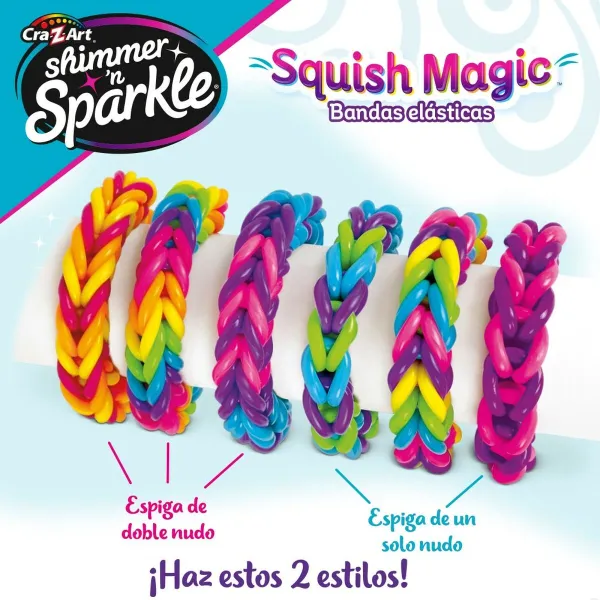 Apyrankių kūrimo rinkinys Cra-Z-Art Plastmasinis 3,4 x 0,3 x 2,7 cm 4 x 8 x 3,5 cm (4 vnt.)