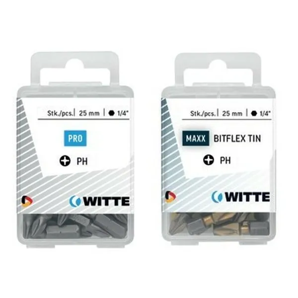 Teräsetti WITTE PH 1 DIAMOND FLEX PH1 5 osaa