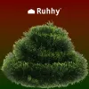 Jõulupuu pärg - roheline 6m Ruhhy 22308