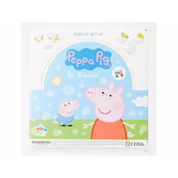 Мыльные пузыри Peppa Pig 60 ml 3,7 x 11,5 x 3,7 cm (216 штук)