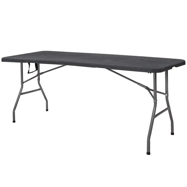 Folding table Springos GF0052 180cm, black