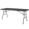 Folding table Springos GF0052 180cm, black